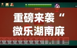 重磅来袭“微乐湖南麻将小程序必赢神器免费”(透视挂)辅助透视教程