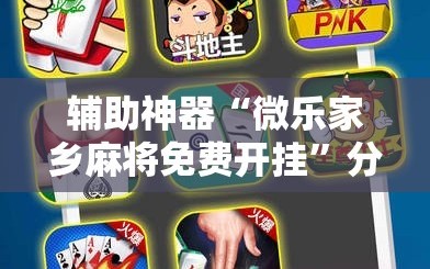 辅助神器“微乐家乡麻将免费开挂”分享装挂详细步骤