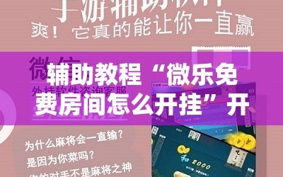 辅助教程“微乐免费房间怎么开挂”开挂详细安装教程