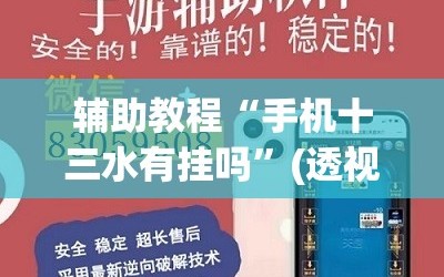 辅助教程“手机十三水有挂吗”(透视挂)辅助透视教程