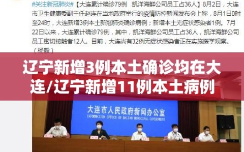 辽宁新增3例本土确诊均在大连/辽宁新增11例本土病例 均在大连行动轨迹