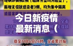 今日新疫情最新消息（今日新增肺炎疫情最新消息 新闻）
