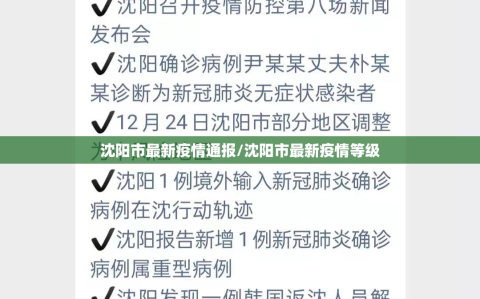 沈阳市最新疫情通报/沈阳市最新疫情等级