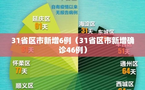 31省区市新增6例（31省区市新增确诊46例）