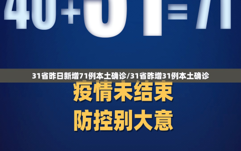 31省昨日新增71例本土确诊/31省昨增31例本土确诊