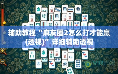 辅助教程“麻友圈2怎么打才能赢(透视)”详细辅助透视