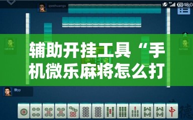 辅助开挂工具“手机微乐麻将怎么打才会赢”分享装挂详细步骤