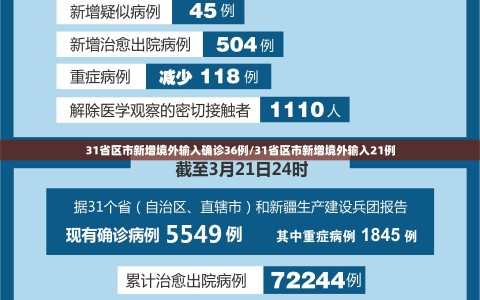 31省区市新增境外输入确诊36例/31省区市新增境外输入21例