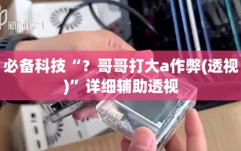 必备科技“？哥哥打大a作弊(透视)”详细辅助透视