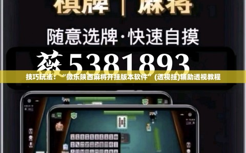 技巧玩法：“微乐陕西麻将开挂版本软件”(透视挂)辅助透视教程