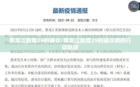 黑龙江新增29例确诊/黑龙江新增29例确诊病例行动轨迹