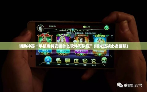 辅助神器“手机麻将安装什么软件可以赢”(曝光透视必备猫腻)