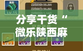 分享干货“微乐陕西麻将怎么提高胜率!辅助神器插件下载