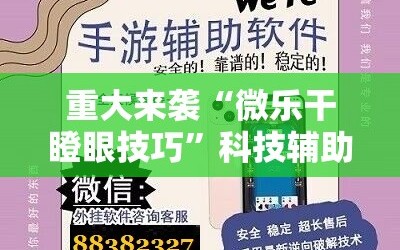 重大来袭“微乐干瞪眼技巧”科技辅助神器手机版教程