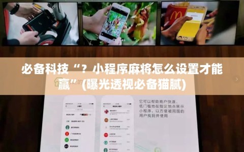 必备科技“？小程序麻将怎么设置才能赢”(曝光透视必备猫腻)
