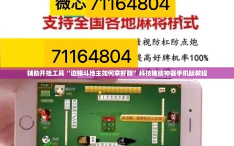 辅助开挂工具“边锋斗地主如何拿好牌”科技辅助神器手机版教程