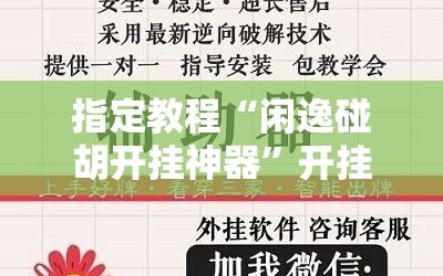 指定教程“闲逸碰胡开挂神器”开挂详细安装教程