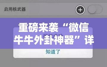重磅来袭“微信牛牛外卦神器”详细开挂玩法