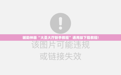辅助神器“大圣大厅新手教程”通用版下载教程!