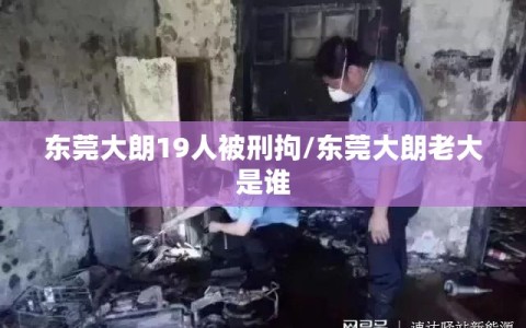 东莞大朗19人被刑拘/东莞大朗老大是谁
