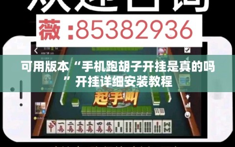 可用版本“手机跑胡子开挂是真的吗”开挂详细安装教程