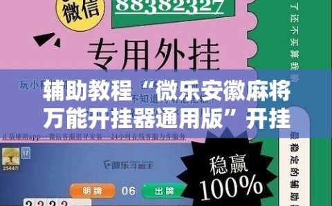 辅助教程“微乐安徽麻将万能开挂器通用版”开挂详细安装教程