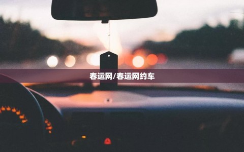春运网/春运网约车