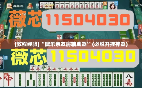 [教程经验]“微乐亲友房辅助器”(必胜开挂神器)
