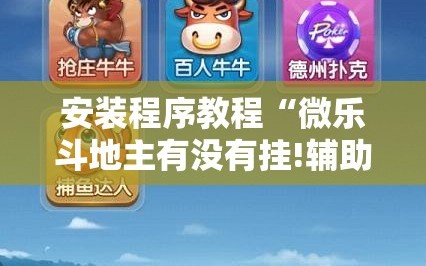 安装程序教程“微乐斗地主有没有挂!辅助神器插件下载