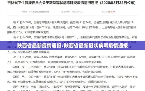 陕西省最新疫情通报/陕西省最新冠状病毒疫情通报