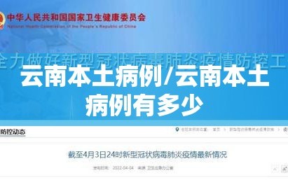 云南本土病例/云南本土病例有多少
