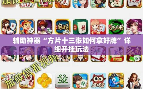 辅助神器“方片十三张如何拿好牌”详细开挂玩法