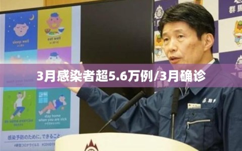 3月感染者超5.6万例/3月确诊