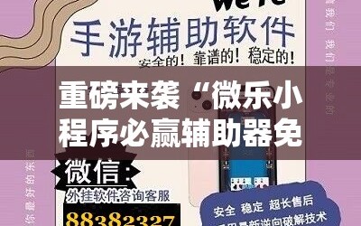重磅来袭“微乐小程序必赢辅助器免费安装”掌握辅助功能必胜规则