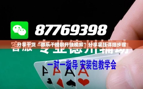 分享干货“微乐干瞪眼开挂视频”分享装挂详细步骤
