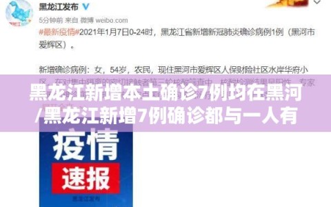 黑龙江新增本土确诊7例均在黑河/黑龙江新增7例确诊都与一人有关
