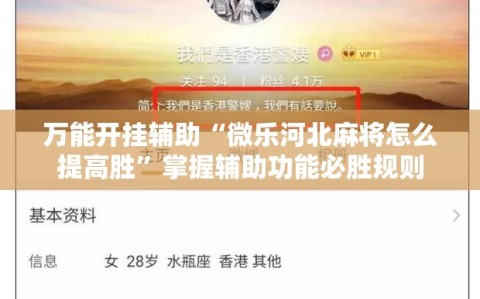 万能开挂辅助“微乐河北麻将怎么提高胜”掌握辅助功能必胜规则