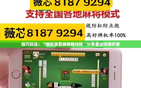 技巧玩法：“微乐陕西麻将有挂吗”分享装挂详细步骤