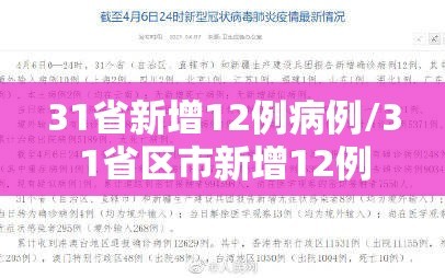 31省新增12例病例/31省区市新增12例