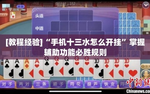 [教程经验]“手机十三水怎么开挂”掌握辅助功能必胜规则